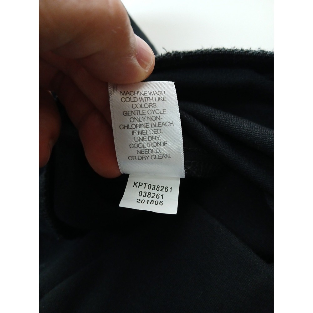 J Jill Black Pull On Ponte Knit Slim Leg Pants Women's Size Medium Viscose Bld - Picture 16 of 16